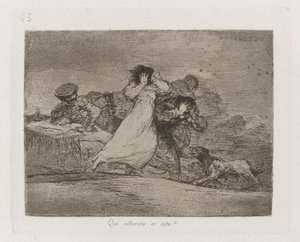 Wat is dit rumoer?, Plaat 65 uit Los desastres de la guerra (De rampen van de oorlog)