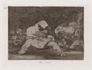 Que locura! (Wat een waanzin!), Plaat 68 uit Los desastres de la guerra (De rampen van de oorlog)