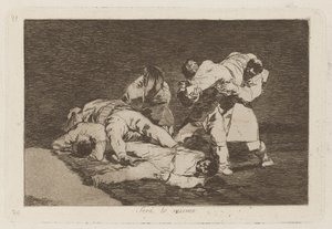 Het zal hetzelfde zijn, Plaat 21 uit Los desastres de la guerra (De rampen van de oorlog)