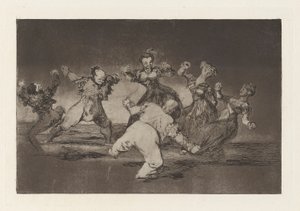 Als Marion wil dansen, dan moet ze de gevolgen dragen, uit de serie Los disparates (Los proverbios)