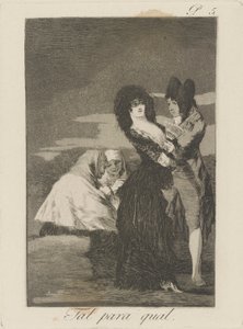 Twee van een Soort, pl. 5 uit de serie Los caprichos