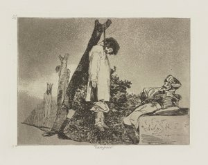 Ook niet., pl. 36 uit de serie Los desastres de la guerra (De Rampen van de Oorlog) door Francisco de Goya