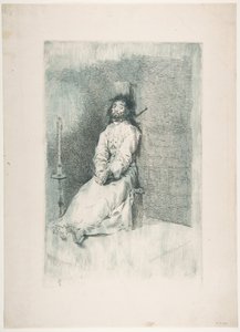 De gewurgde man El agarrotado, ca. 1778-80 door Francisco de Goya