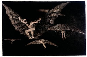 Waar een Wil is, is een Weg (Een manier van Vliegen) door Francisco de Goya