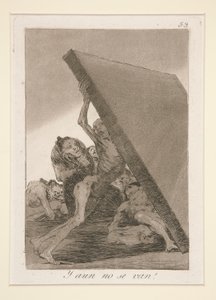 En ze gaan nog steeds niet! (En Ze Gaan Nog Steeds Niet) door Francisco de Goya