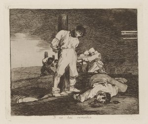 En er is geen remedie door Francisco de Goya