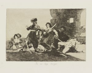 Ya no hay tiempo. (Er Is Geen Tijd Meer) door Francisco de Goya