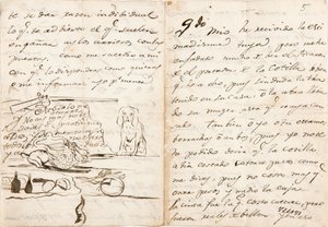 Brief aan Martín Zapater door Francisco de Goya