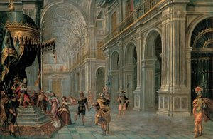 Het oordeel van Salomo door Francisco Gutiérrez Cabello