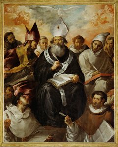 Saint Basile dictant sa doctrine - Sint Basilius dicteert zijn dogma