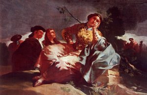 Afspraak door Francisco Jose de Goya y Lucientes