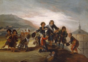 Jongens die soldaatje spelen, ca. 1775-99