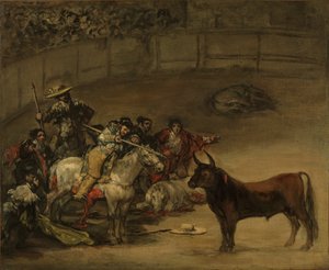 Stierengevecht, Suerte de Varas door Francisco de Goya