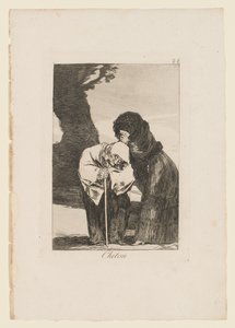 Chiton, plaat uit "Los Caprichos" door Francisco de Goya