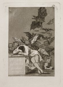 El Sueño De La Razon Produce Monstruos door Francisco Jose de Goya y Lucientes