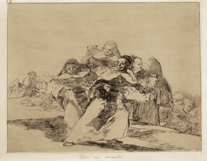 Alles is omgekeerd. 1810-1820. Plaat 42 van "De rampen van de oorlog".