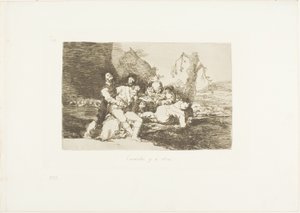 Maak ze beter, en door naar de volgende, plaat 20 uit De Rampen van de Oorlog door Francisco Jose de Goya y Lucientes
