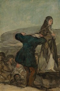 Executie van heksen door Francisco Jose de Goya y Lucientes