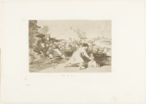 Ik zag het, plaat 44 uit De rampen van de oorlog door Francisco Jose de Goya y Lucientes