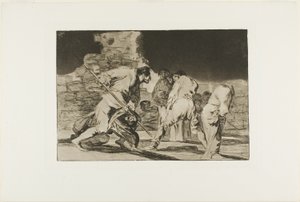 Het is verbazingwekkend - en wij zijn gemaakt door God, plaat zes uit Los Proverbios door Francisco Jose de Goya y Lucientes