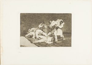 Het Zal Hetzelfde Zijn, Plaat 21 uit De Rampen van de Oorlog door Francisco Jose de Goya y Lucientes