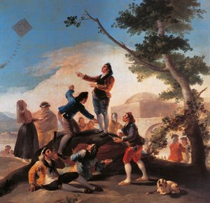 Vlieger door Francisco Jose de Goya y Lucientes