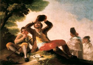 De drinker door Francisco Jose de Goya y Lucientes