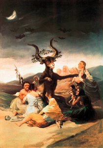 De heksensabbat door Francisco de Goya