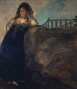 Leocadia door Francisco Jose de Goya y Lucientes