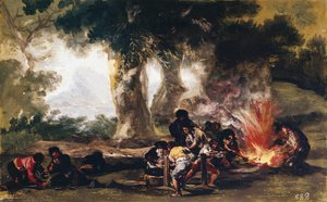 Fabricage van ballen in de Sierra de Tardienda door Francisco de Goya