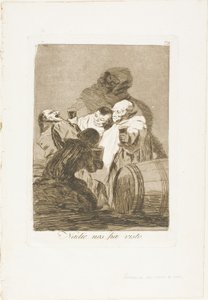 Niemand heeft ons gezien, plaat 79 uit Los Caprichos door Francisco Jose de Goya y Lucientes