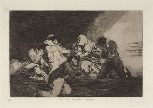 Men kan niet kijken door Francisco Jose de Goya y Lucientes