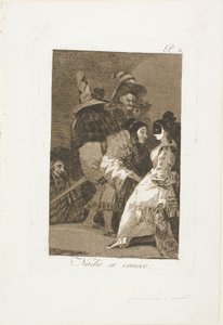 Niemand kent zichzelf, plaat zes uit Los Caprichos door Francisco Jose de Goya y Lucientes