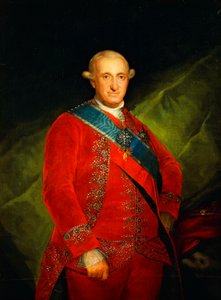 Portret van Karel IV van Bourbon door Francisco Jose de Goya y Lucientes