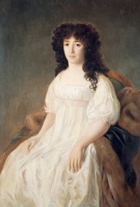 Portret van Gravin van Casa Flores door Francisco Jose de Goya y Lucientes