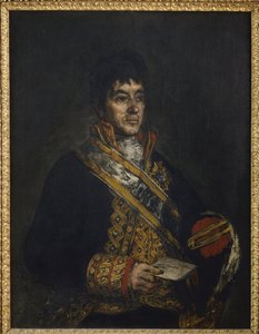 Portret van Don Miguel de Lardizabal y Uribe door Francisco de Goya