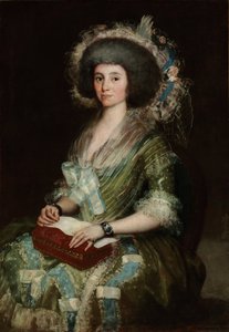 Portret van Dona Manuela Camas, de vrouw van Cean Bermudez
