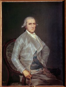 Portret van Francisco Bayeu. Francisco Bayeu (1734-1795), schilder en zwager van de kunstenaar. 1795 Madrid, Prado Museum door Francisco de Goya