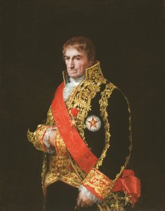 Portret van Generaal José Manuel Romero door Francisco Jose de Goya y Lucientes