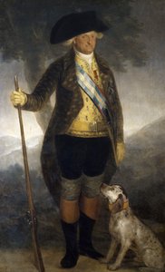 Portret van koning Karel IV van Spanje door Francisco Jose de Goya y Lucientes