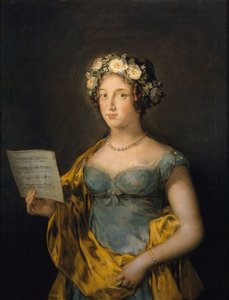 Portret van Manuela Tellez Giron y Pimentel (1794-1838), Hertogin van Abrantes door Francisco de Goya