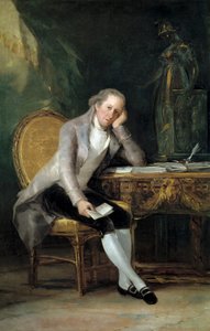 Portret van de staatsman en schrijver Gaspar Melchor de Jovellanos door Francisco de Goya