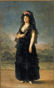 Koningin Maria Luisa ... (schilderij op doek) door Francisco Jose de Goya y Lucientes