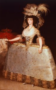 Koningin Maria Luisa door Francisco Jose de Goya y Lucientes