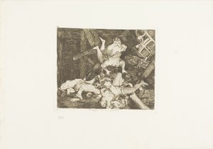 Verwoestingen van de oorlog, plaat 30 uit De Rampen van de Oorlog door Francisco Jose de Goya y Lucientes