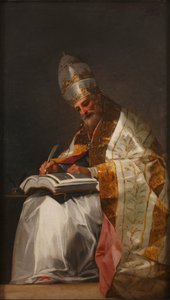 Sint Gregorius I de Grote door Francisco de Goya