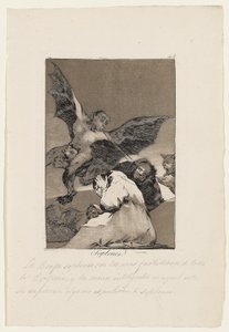 Soplones, plaat uit "Los Caprichos", 1799