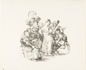 De Andalusische dans door Francisco Jose de Goya y Lucientes