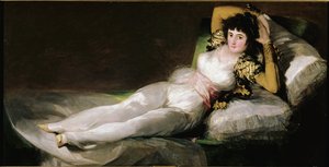 De Geklede Maja door Francisco Jose de Goya y Lucientes