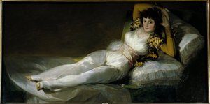De Geklede Maja, c.1798-1805 door Francisco Jose de Goya y Lucientes